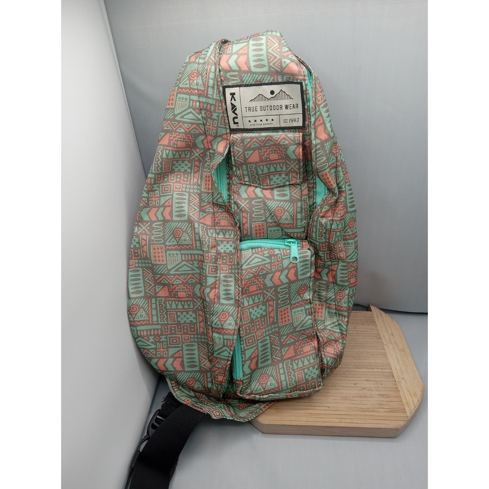 Kavu‎ Rope Sling Bag Pastel Chalk Crossbody Backpack Bag Good Condition